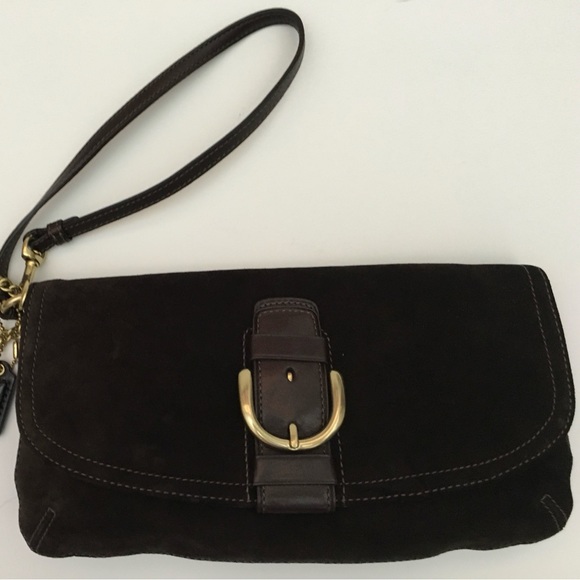 Coach suede wristlet - Picture 1 of 9